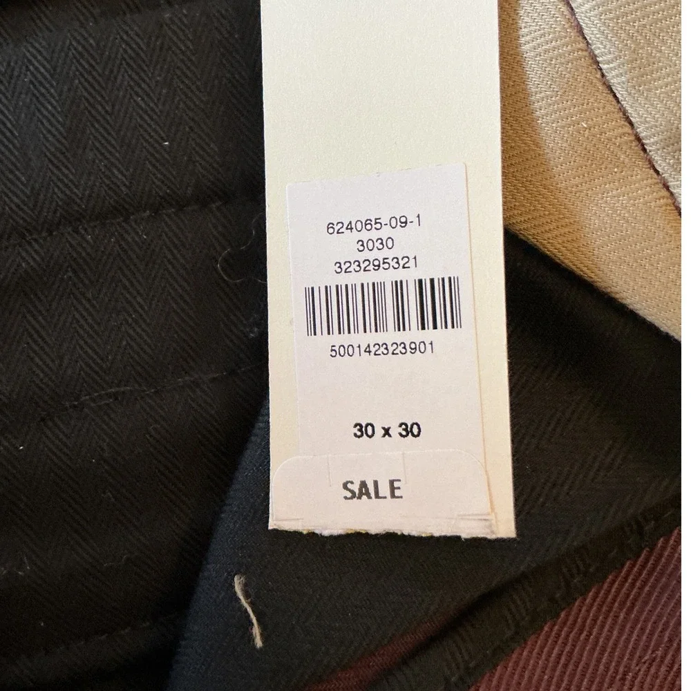 Banana Republic Straight Fit Italian Stretch Chino Purple 30x30 New With Tags